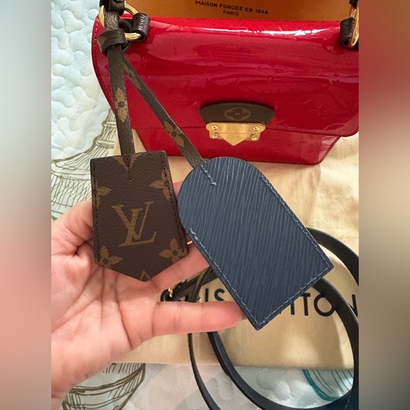 Louis Vuitton Spring Street Handbag Monogram Vernis with Monogram Canvas - Picture 7 of 13